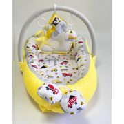 Babynest Plush MyKids 0119 Cars Yellow 00086382