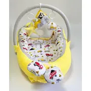 Babynest Plush MyKids 0119 Cars Yellow 00086382