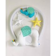 Babynest Plush MyKids 0154 Elephant Blue 00086387