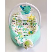 Babynest Plush MyKids 0154 Elephant Blue 00086387