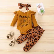 Compleu maro pentru fetite - mommy's little girl (marime disponibila: 0-3 luni) mbwhm085-3-r2.0-3 luni