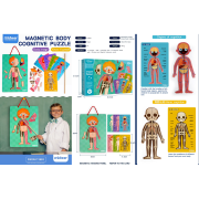 Joc educativ magnetic Corpul uman 90 piese Mideer CT7013 BBJCT7013_Initiala