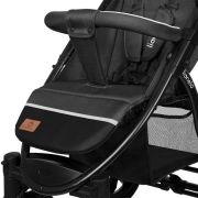 Lionelo - Carucior sport Annet Tour Dreamin, Editie Limitata, De la nastere, UPF 50+, Cu maner reglabil, Plasa de tantari, Suport biberon, Saculet pentru picioare, Pana la 22 kg, Negru BYNLO-ANNET_TOUR_DREAMIN