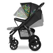 Lionelo - Carucior sport Annet Tour Dreamin, Editie Limitata, De la nastere, UPF 50+, Cu maner reglabil, Plasa de tantari, Suport biberon, Saculet pentru picioare, Pana la 22 kg, Negru BYNLO-ANNET_TOUR_DREAMIN