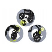 Lionelo - Carucior sport Annet Tour Dreamin, Editie Limitata, De la nastere, UPF 50+, Cu maner reglabil, Plasa de tantari, Suport biberon, Saculet pentru picioare, Pana la 22 kg, Negru BYNLO-ANNET_TOUR_DREAMIN