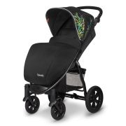 Lionelo - Carucior sport Annet Tour Dreamin, Editie Limitata, De la nastere, UPF 50+, Cu maner reglabil, Plasa de tantari, Suport biberon, Saculet pentru picioare, Pana la 22 kg, Negru BYNLO-ANNET_TOUR_DREAMIN