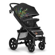Lionelo - Carucior sport Annet Tour Dreamin, Editie Limitata, De la nastere, UPF 50+, Cu maner reglabil, Plasa de tantari, Suport biberon, Saculet pentru picioare, Pana la 22 kg, Negru BYNLO-ANNET_TOUR_DREAMIN