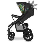 Lionelo - Carucior sport Annet Tour Dreamin, Editie Limitata, De la nastere, UPF 50+, Cu maner reglabil, Plasa de tantari, Suport biberon, Saculet pentru picioare, Pana la 22 kg, Negru BYNLO-ANNET_TOUR_DREAMIN