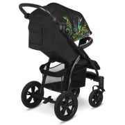 Lionelo - Carucior sport Annet Tour Dreamin, Editie Limitata, De la nastere, UPF 50+, Cu maner reglabil, Plasa de tantari, Suport biberon, Saculet pentru picioare, Pana la 22 kg, Negru BYNLO-ANNET_TOUR_DREAMIN