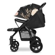 Lionelo - Carucior sport Annet Tour Lovin, Editie Limitata, De la nastere, UPF 50+, Cu maner reglabil, Plasa de tantari, Suport biberon, Saculet pentru picioare, Pana la 22 kg, Negru BYNLO-ANNET_TOUR_LOVIN