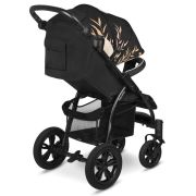 Lionelo - Carucior sport Annet Tour Lovin, Editie Limitata, De la nastere, UPF 50+, Cu maner reglabil, Plasa de tantari, Suport biberon, Saculet pentru picioare, Pana la 22 kg, Negru BYNLO-ANNET_TOUR_LOVIN