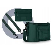 Lionelo - Geanta impermeabila pentru mamici si carucior, Little Cube, Cu 4 compartimente, Curea detasabila, Buzunar exterior detasabil, Verde BYNLO-LITTLE_CUBE_GREEN