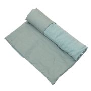 Pilota Pentru Copii Din Bumbac, Fata Dubla, Umplutura Hipoalergenica Babysoft, Salvia, 150x100cm Pjb84267