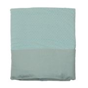 Pilota Pentru Copii Din Bumbac, Fata Dubla, Umplutura Hipoalergenica Babysoft, Salvia, 150x100cm Pjb84267