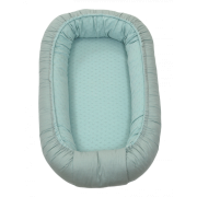 Suport De Dormit Babynest, Reversibil, 70x45 Cm, Bumbac Tricot Verde Pjb84261