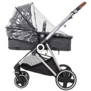 Babygo - carucior 3 in 1 halime  – cadru silver  bbbbgo-74112