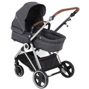 Babygo - carucior 3 in 1 halime  – cadru silver  bbbbgo-74112