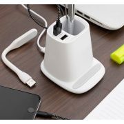 Incarcator wireless cu suport organizator si lampa led usb 5-in-1 JUBBG-V0103210