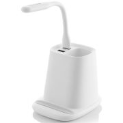 Incarcator wireless cu suport organizator si lampa led usb 5-in-1 JUBBG-V0103210