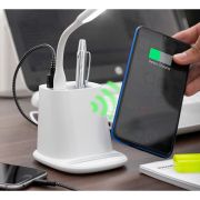 Incarcator wireless cu suport organizator si lampa led usb 5-in-1 JUBBG-V0103210