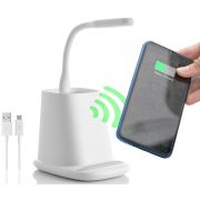 Incarcator wireless cu suport organizator si lampa led usb 5-in-1 JUBBG-V0103210