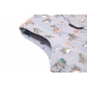 Sac de dormit cu picioruse si cu maneci,  Bunny Blue, 130 cm, 2 Tog - Iarna KDEJPIC1302BUNB