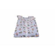 Sac de dormit cu picioruse si cu maneci,  Bunny Blue, 130 cm, 2 Tog - Iarna KDEJPIC1302BUNB