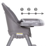 Scaun de masa 4 in 1 kidwell eatan gray edeedikrwyeat02a1
