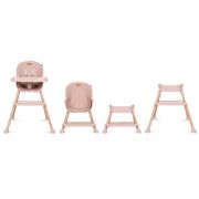 Scaun de masa 4 in 1 kidwell eatan wood pink edeedikrwyeat01a0