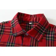 Costum elegant pentru baietei cu camasuta in carouri MBMS01-de4