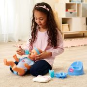 Papusa simba new born baby, baby doll 43 cm cu accesorii albastru hubs105030044