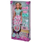 Papusa simba steffi love, kitty love 29 cm cu figurina si accesorii hubs105733489