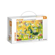 Puzzle - mami si tati se poarta ciudat (100 piese)
