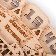 Puzzle 3D din lemn calendar Mayan JUBUD-00032