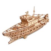Puzzle 3D mecanic din lemn yacht JUBUD-00087