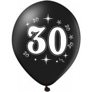 Set 10 baloane aniversare 30 ani JUBHB-400616