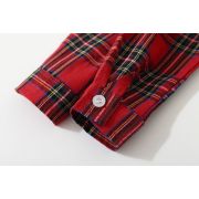 Costum elegant pentru baietei cu camasuta in carouri MBMS01-de4