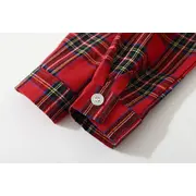 Costum elegant pentru baietei cu camasuta in carouri MBMS01-de4