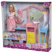 Papusa simba steffi love newborn baby room 29 cm cu figurina si accesorii hubs105733590