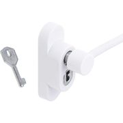 Sistem siguranta pentru geam cu cheie 21 cm Ikonka IK6817 BBJIK6817_Alb