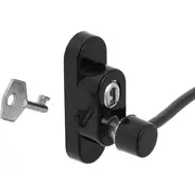 Sistem siguranta pentru geam cu cheie 21 cm Ikonka IK6817 BBJIK6817_Negru