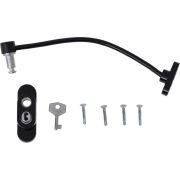 Sistem siguranta pentru geam cu cheie 21 cm Ikonka IK6817 BBJIK6817_Negru