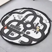 Covoras de joaca si saculet de jucarii 2 in 1 - ROADMAP JEM2330