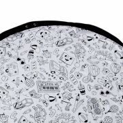 Covoras de joaca si saculet de jucarii 2 in 1 - Toys - Coloreaza-ma JEM2330a