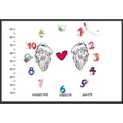 Noua Paturica plusata pentru fotografii 100x150 cm (Model: Bursuci) JEMdrl1287