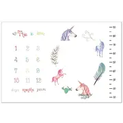 Noua Paturica plusata pentru fotografii 100x150 cm (Model: Unicorni) JEMd2r3l4