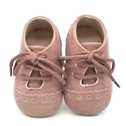 Pantofiori eleganti bebelusi (Marime: 0-6 Luni, Culoare: Gri inchis) JEMf55aba24