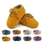 Pantofiori eleganti bebelusi (Marime: 12-18 Luni, Culoare: Mustar) JEMf55aba11