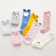 Sosete lungi cu animalute (Varsta: 2-4 ani, Culoare: roz cu pene) JEM8modsos14