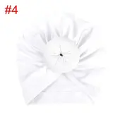 Turban bebelusi din bumbac (Culoare: Alb) JEMdrl1060